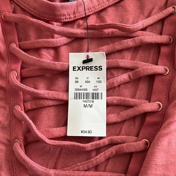 Lace-Up Tee from Express ✨✨ Brand New - Picture 6 of 8